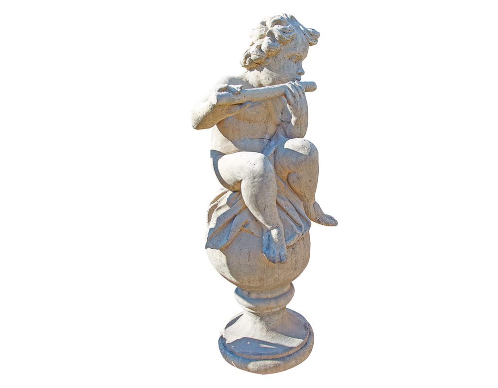 Skulptur - Engel mit Flöte - Geschenkartikel